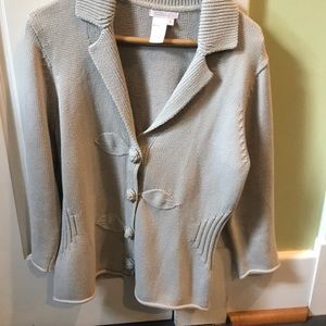 button up sweater